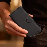   Tech-Protect Wallet Xiaomi 17T Pro flip / kinyitható tok, fekete