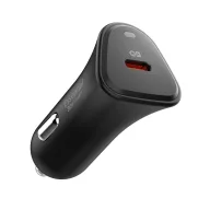 Spigen Essential EV301 autós töltő, USB-C, 30W, fekete
