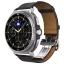 Spigen Enzo Samsung Galaxy Watch 8 / Watch 8 Classic (40/44/46mm) bőr szíj, fekete-barna