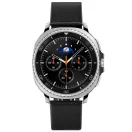 Spigen Enzo Samsung Galaxy Watch 8 / Watch 8 Classic (40/44/46mm) bőr szíj, fekete-barna