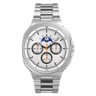   Spigen Modern Fit Samsung Galaxy Watch 8 / Watch 8 Classic (40/44/46mm) szíj, rozsdamentes acél, ezüst