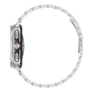 Spigen Modern Fit Samsung Galaxy Watch 8 / Watch 8 Classic (40/44/46mm) szíj, rozsdamentes acél, ezüst