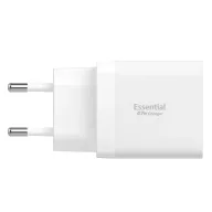   Spigen Essential EE472EU USB-C 2-portos hálózati töltő adapter, 47W, fehér