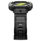 Spigen Rugged Armor Pro Samsung Galaxy Watch 8 / Watch 9 (40mm) szíj / tok, ütésálló, fekete (Carbon)