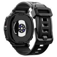   Spigen Rugged Armor Pro Samsung Galaxy Watch 8 / Watch 9 (40mm) szíj / tok, ütésálló, fekete (Carbon)