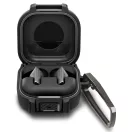 Spigen Lock Fit Samsung Galaxy Buds 4 / Buds 4 Pro tok karabinerrel, Black, fekete