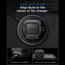 Spigen Lock Fit Samsung Galaxy Buds 4 / Buds 4 Pro tok karabinerrel, Black, fekete