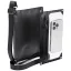 Spigen A640 univerzális vízálló táska /tok, crossbody, vállra akasztható, fekete-átlátszó