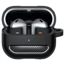 Spigen Rugged Armor Samsung Galaxy Buds 3 / Buds 3 Pro / Buds 3 FE tok, Matte Black, fekete