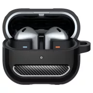   Spigen Rugged Armor Samsung Galaxy Buds 3 / Buds 3 Pro / Buds 3 FE tok, Matte Black, fekete