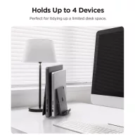   Spigen LD208S4 asztali laptop / iPad / tablet / telefon tartó, fekete