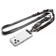   Spigen DA30M univerzális nyakpánt / pánt karabinerrel, Crossbody, fekete