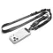 Spigen DA30M univerzális nyakpánt / pánt karabinerrel, Crossbody, fekete
