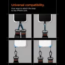 Spigen DA30M univerzális nyakpánt / pánt karabinerrel, Crossbody, fekete