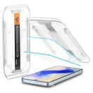 Spigen Glas.tR EZ Fit Pro Google Pixel 10 / 10 Pro / 9 Pro / 9 tempered kijelzővédő fólia felhelyező kerettel, clear (2db)