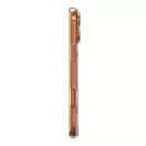Spigen Ultra Hybrid MagFit Apple iPhone 17 Pro Max tok, MagSafe, Clear, átlátszó-narancs