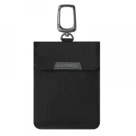   Spigen Faraday RFID blokkoló kulcstartó tok / táska, fekete (autó kulcshoz)