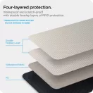 Spigen Faraday RFID blokkoló kulcstartó tok / táska, fekete (autó kulcshoz)
