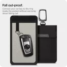 Spigen Faraday RFID blokkoló kulcstartó tok / táska, fekete (autó kulcshoz)