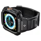 Spigen Rugged Armor Pro Apple Watch Ultra 4 / 3 / 2 / 1 49mm tok / szíj, fekete