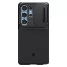 Spigen Optik Armor Samsung Galaxy S25 Ultra tok, Black, fekete