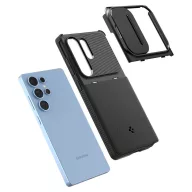   Spigen Optik Armor Samsung Galaxy S25 Ultra tok, Black, fekete