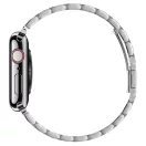 Spigen Modern Fit Apple Watch Ultra 4 / 3 / 2 / 1 / SE / 12 / 11 / 10 / 9 / 8 (44/45/46/49mm) szíj, fém, ezüst