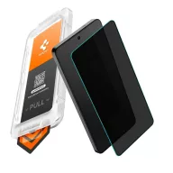   Spigen Glas.tR EZ Fit Pro Privacy Samsung Galaxy S26 tempered kijelzővédő fólia felhelyező kerettel, privacy