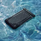 Spigen A611P univerzális vízálló tok, vízfelszínen lebegő, fekete (2db)