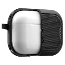 Spigen Core Armor Apple AirPods Pro 3 tok karabinerrel, Black, fekete