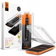   Spigen Glas.tR EZ Fit Privacy Apple iPhone 16 Pro / 17 / 17 Pro tempered kijelzővédő fólia felhelyező kerettel