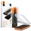 Spigen Glas.tR EZ Fit Privacy Apple iPhone 16 Pro / 17 / 17 Pro tempered kijelzővédő fólia felhelyező kerettel