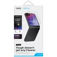   Uniq Optix Clear Samsung Galaxy Z Flip7 tempered glass kijelzővédő fólia, átlátszó