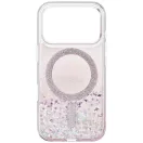 Uniq Coehl Solea Apple iPhone 17 Pro mágneses tok, MagSafe, rózsaszín (csillámos)