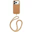 Uniq Coehl Mirelle Apple iPhone 17 Pro Max mágneses tok, MagSafe, crossbody pánttal, barna-arany
