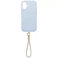   Uniq Coehl Serina Apple iPhone 17 mágneses tok, MagSafe, csuklópánttal, kék-bézs