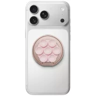   Uniq Coehl Luna mágneses telefontartó tükörrel, kitámasztható, MagSafe, rózsaszín
