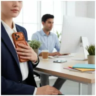  Uniq Veren Apple iPhone 17 Pro mágneses tok, MagSafe, narancs