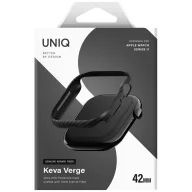   Uniq Keva Verge Apple Watch 11 / Watch 10 46mm tok, Aramid, Carbon minta, fekete