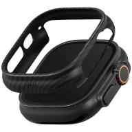   Uniq Keva Verge Apple Watch Ultra 4 / 3 / 2 / 1 49mm tok, Aramid, Carbon minta, fekete