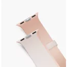 Uniq Revix IV Premium Apple Watch 42/41/40mm mágneses szíj, rózsaszín-bézs