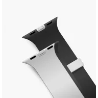   Uniq Revix IV Premium Apple Watch Ultra 4 / 3 / 2 / 1 / SE / 12 / 11 / 10 / 9 / 8 (44/45/46/49mm) mágneses szíj, szürke-fekete