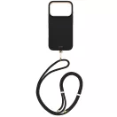 Uniq Coehl Mirelle Apple iPhone 17 Pro mágneses tok, MagSafe, crossbody pánttal, fekete-arany