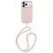 Uniq Coehl Mirelle Apple iPhone 17 Pro mágneses tok, MagSafe, crossbody pánttal, rózsaszín-arany