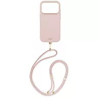   Uniq Coehl Mirelle Apple iPhone 17 Pro mágneses tok, MagSafe, crossbody pánttal, rózsaszín-arany