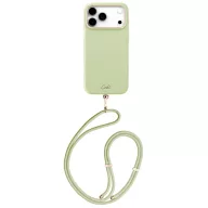   Uniq Coehl Mirelle Apple iPhone 17 Pro mágneses tok, MagSafe, crossbody pánttal, zöld-arany