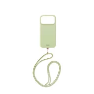   Uniq Coehl Mirelle Apple iPhone 17 Pro Max mágneses tok, MagSafe, crossbody pánttal, zöld-arany