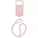 Uniq Coehl Mirelle Apple iPhone 17 Pro Max mágneses tok, MagSafe, crossbody pánttal, rózsaszín-arany
