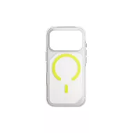   Uniq Combat Active Magclick Apple iPhone 17 Pro MagSafe tok, átlátszó-zöld