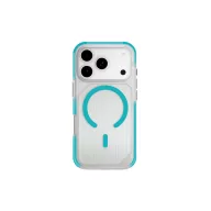   Uniq Combat Active Magclick Apple iPhone 17 Pro MagSafe tok, átlátszó-kék